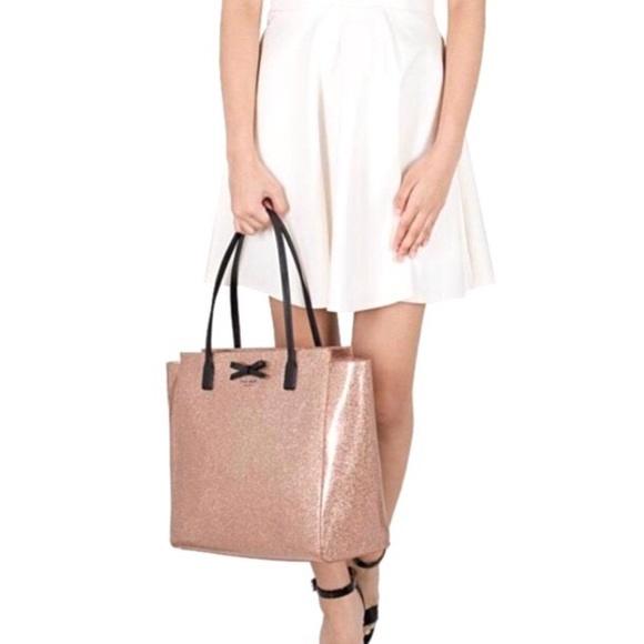 💖KATE SPADE💖 Glitter Rose Gold Mavis St. Taden - Picture 8 of 8